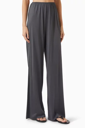 Pants in Silk-jersey
