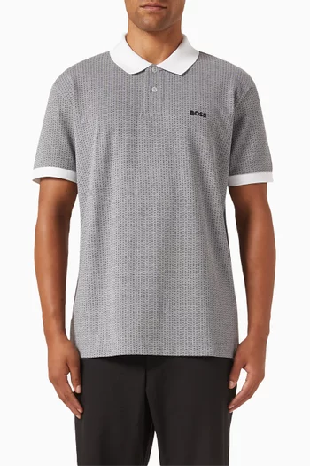 Logo Polo Shirt in Cotton-piqué
