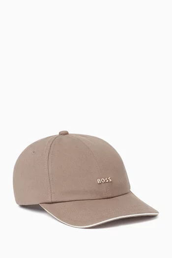 Logo Cap in Cotton Twill