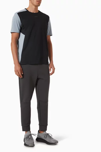 Striped Trackpants in Cotton-blend