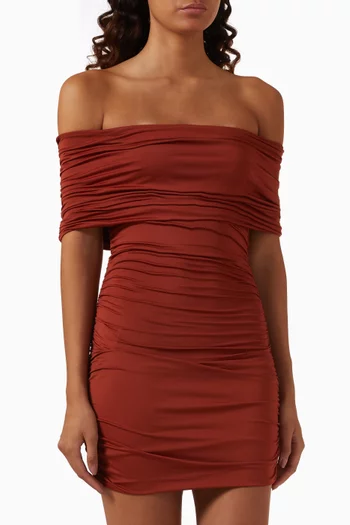 Off-shoulder Mini Dress