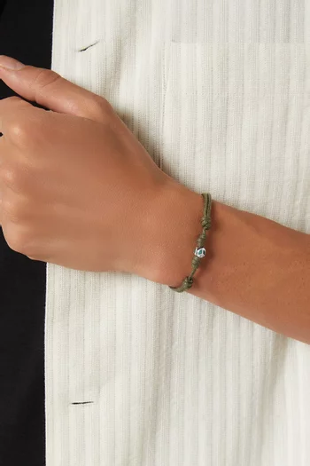 Peace Bracelet in Rhodium-plated Sterling Silver