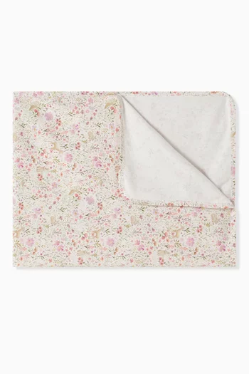 Flossy Print Bunny Blanket