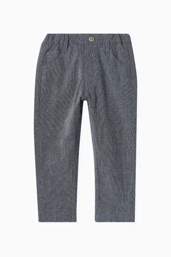 Oliver Pinstripe Pants in Linen-blend