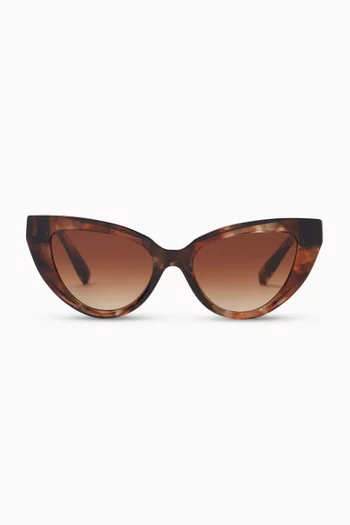 Cat-eye Sunglasses in Acetate