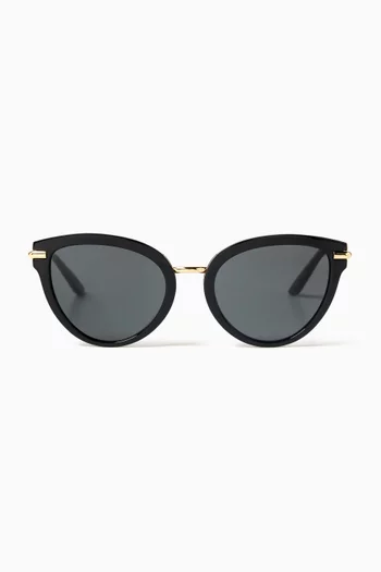 Cat-eye Sunglasses in Acetate