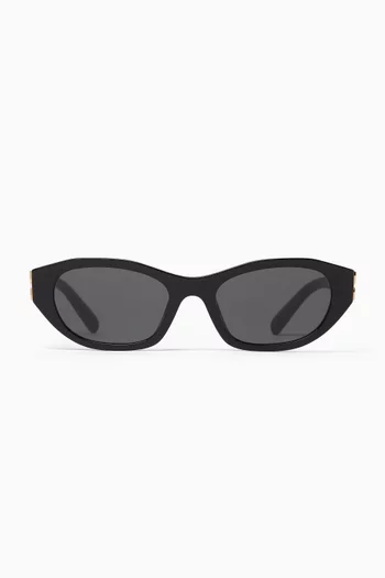 Oval Sunglasses in Acetate