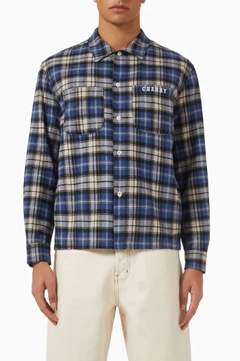 Western Boxy Plaid Shirt
