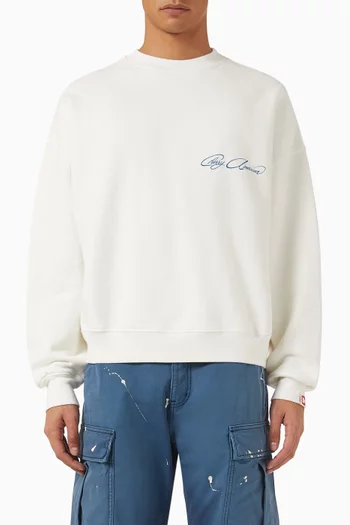 Cherry American Sweatshirt in Cotton-fleece