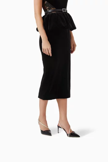 Valeria 70 Slingback Pumps in Patent Leather
