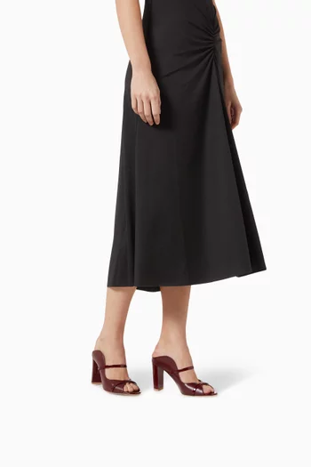 Norah 85 Mule Sandals in Nappa Leather