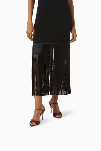 Una 90 Sandals in Mesh & Nappa Leather