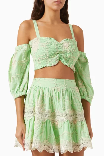 Nalu Cropped Top in Cotton