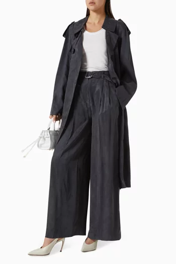 Wide-leg Pants in Tencel Blend