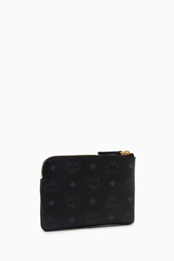 Aren Card Case in Visetos Canvas
