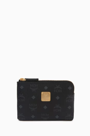 Aren Card Case in Visetos Canvas