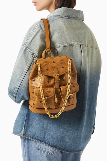 Mini Aren Backpack in Visetos Canvas