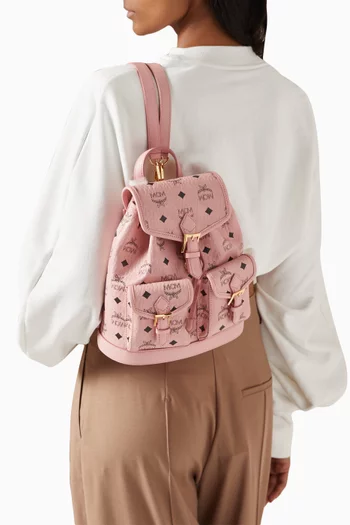 Mini Aren Backpack in Visetos Canvas