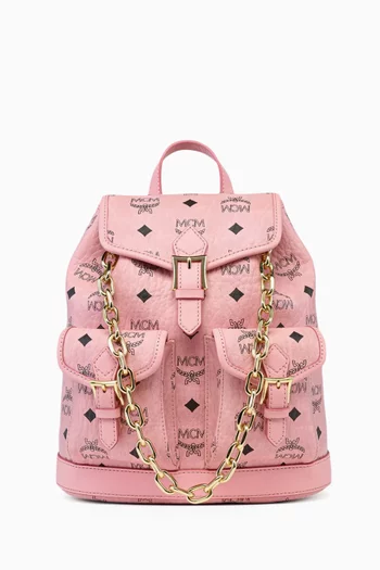 Mini Aren Backpack in Visetos Canvas