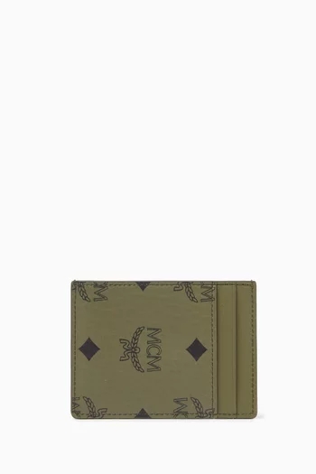 Mini Aren Card Case in Visetos Canvas