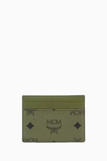 Mini Aren Card Case in Visetos Canvas