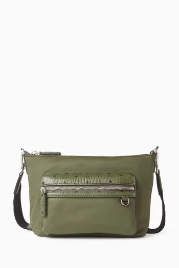 Aren Crossbody Bag in Vistos & Nylon