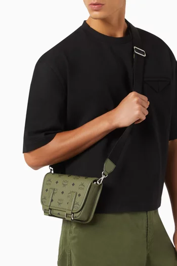 Mini Aren Messenger Bag in Visetos Canvas