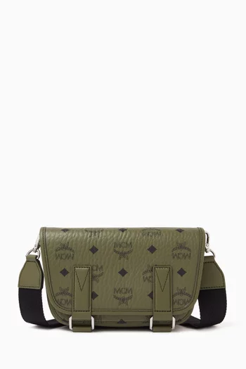 Mini Aren Messenger Bag in Visetos Canvas