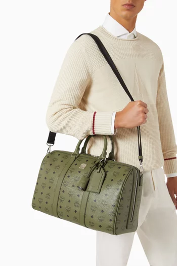 Small Ottomar Weekender Bag in Visetos Canvas