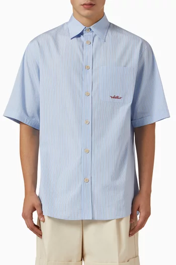 Embroidered Shirt in Cotton
