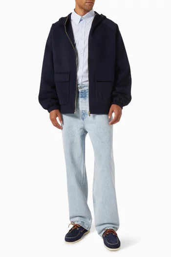La Veste à Capuche Laine Jacket in Wool-blend