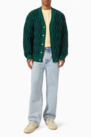 Le Cardigan Torsades in Wool