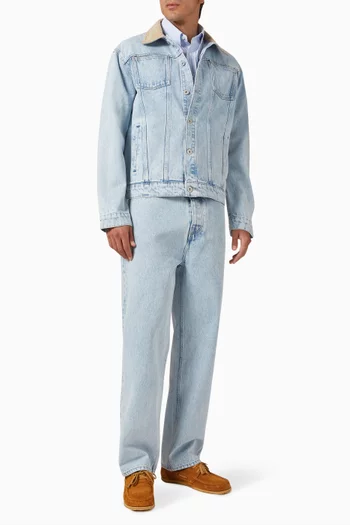 La Veste Jean Délavée Jacket in Denim