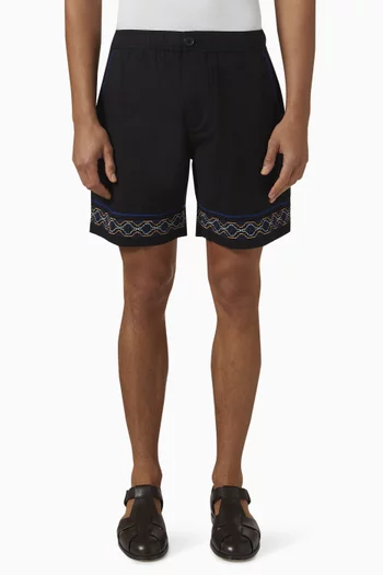 Kurt Border Placement Shorts