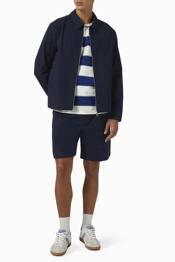 Linton Pleated Shorts in Seersucker