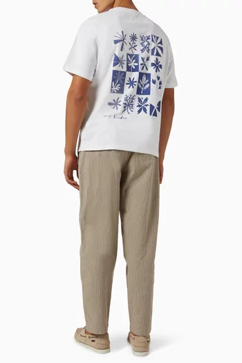 Dean Floral Graphic T-shirt in Organic Cotton