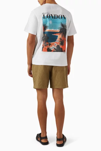 Dean London Postcard T-shirt in Organic Cotton