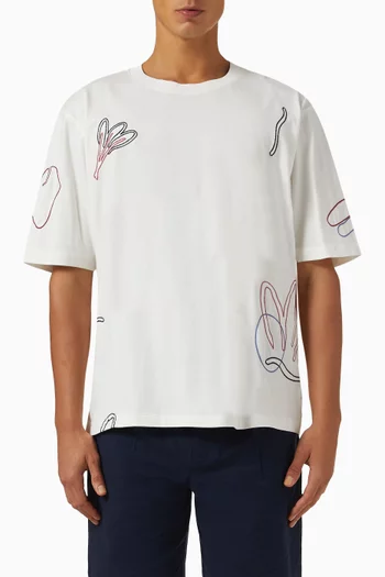 Milton Scribble T-shirt in Compact Organic Cotton