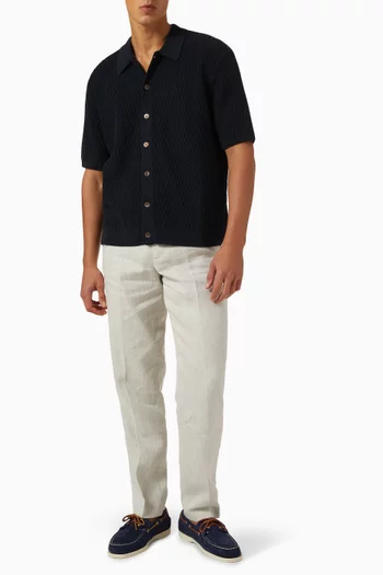 Tellaro Shirt in Honeycomb Cotton Knit