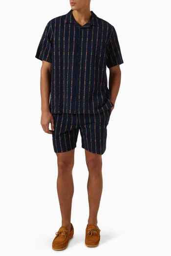 Didcot Stripe Shirt in Cotton-blend
