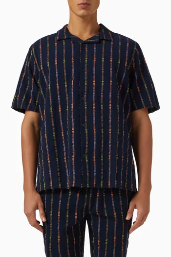 Didcot Stripe Shirt in Cotton-blend