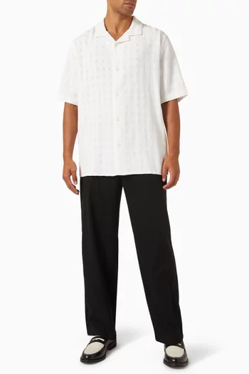Didcot Open Weave Shirt in Cotton