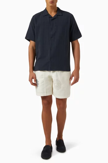Didcot Open Weave Shirt in Cotton