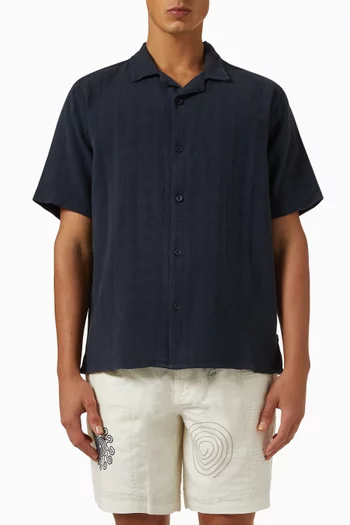Didcot Open Weave Shirt in Cotton