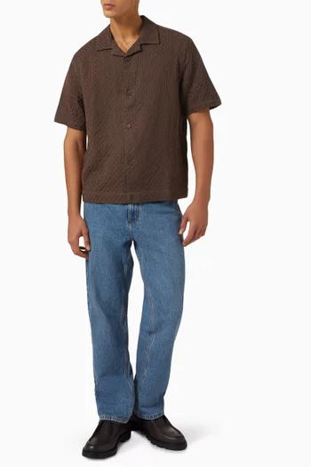 Lido Open Weave Shirt in Cotton