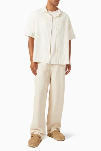 Lido Open Weave Shirt in Cotton