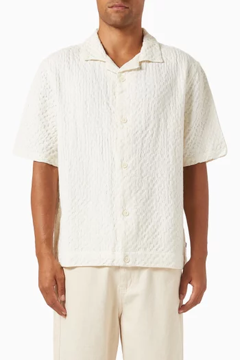 Lido Open Weave Shirt in Cotton