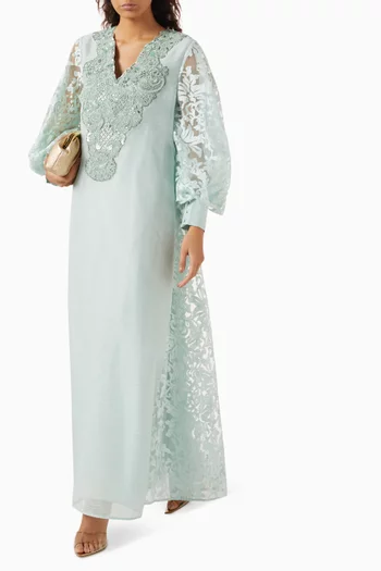 Colette Bead & Sequin-embellished Dress in Organza