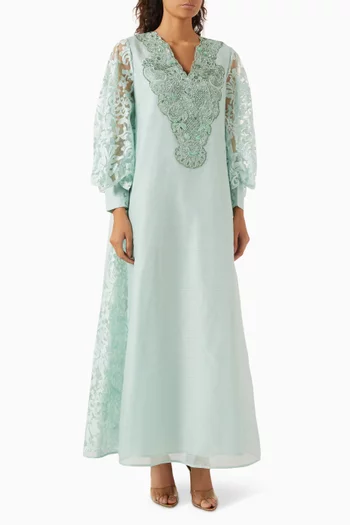 Colette Bead & Sequin-embellished Dress in Organza