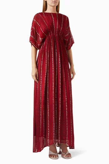 Printed Kaftan in Muslin
